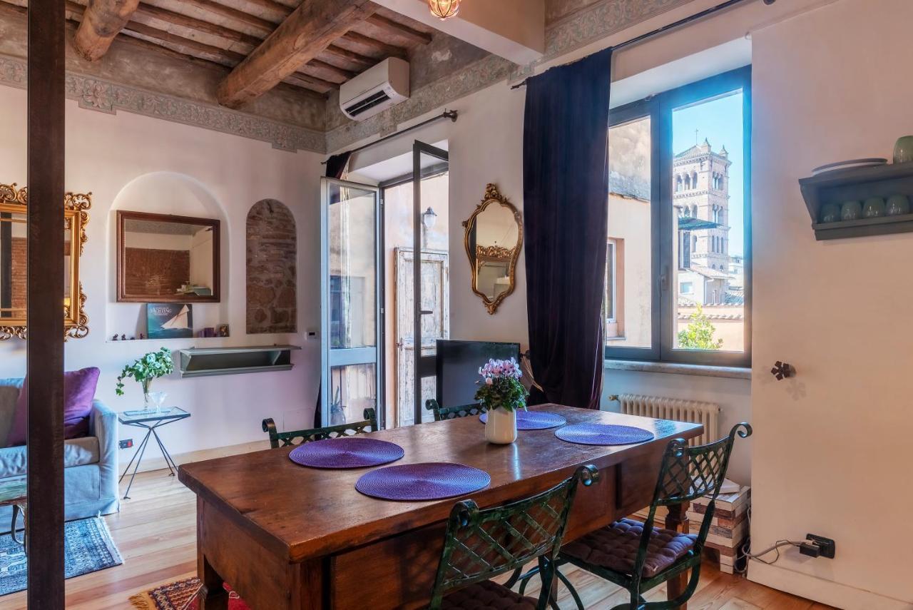 רומא Trastevere Elegant Apartment מראה חיצוני תמונה